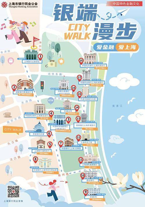 好股配资网 上海银行同业公会全国首发“银端漫步”金融文化明信片及CITY WALK线路
